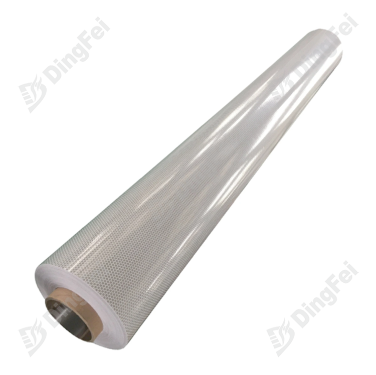 White Reflective Honeycomb PVC Vinyl Sheeting - 